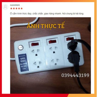 Ổ cắm kéo dài Lioa 6SS2.5-2