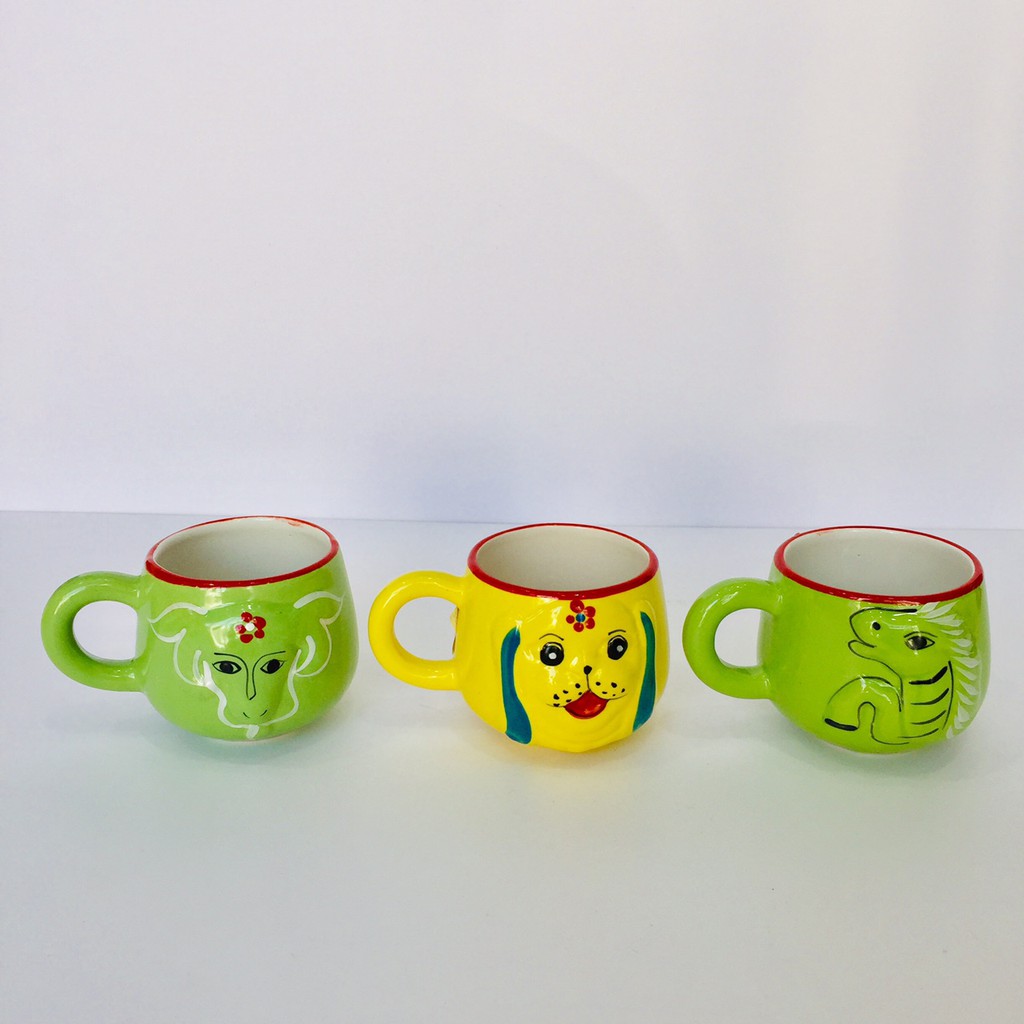 Cốc con giáp gốm Bát Tràng