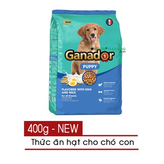 Thức ăn hạt cho Chó Con Ganador Puppy vị Trứng và Sữa (Egg & Milk) 400g - [Nông Trại Thú Cưng]