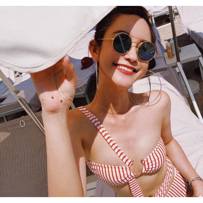 SET BIKINI 2 MẢNH KẺ SỌC SEXY CHO NGỰC NHỎ M203 | BigBuy360 - bigbuy360.vn