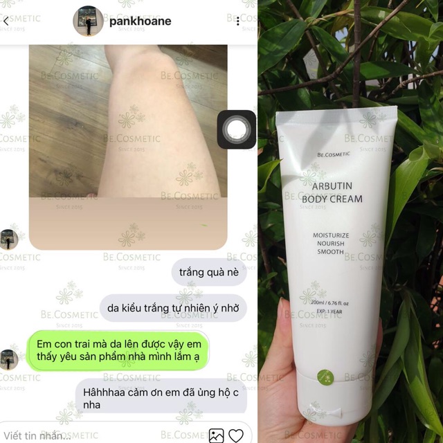 [Mã SKAMLTSM9 giảm 10% đơn 99K] Kem dưỡng trắng body Arbutin | BigBuy360 - bigbuy360.vn