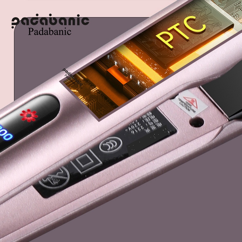 Padabanic 2216 Máy ép duỗi tóc là tóc uốn xoăn cao cấp 2 trong 1 tạo được nhiều kiểu với nhiều chất tóc