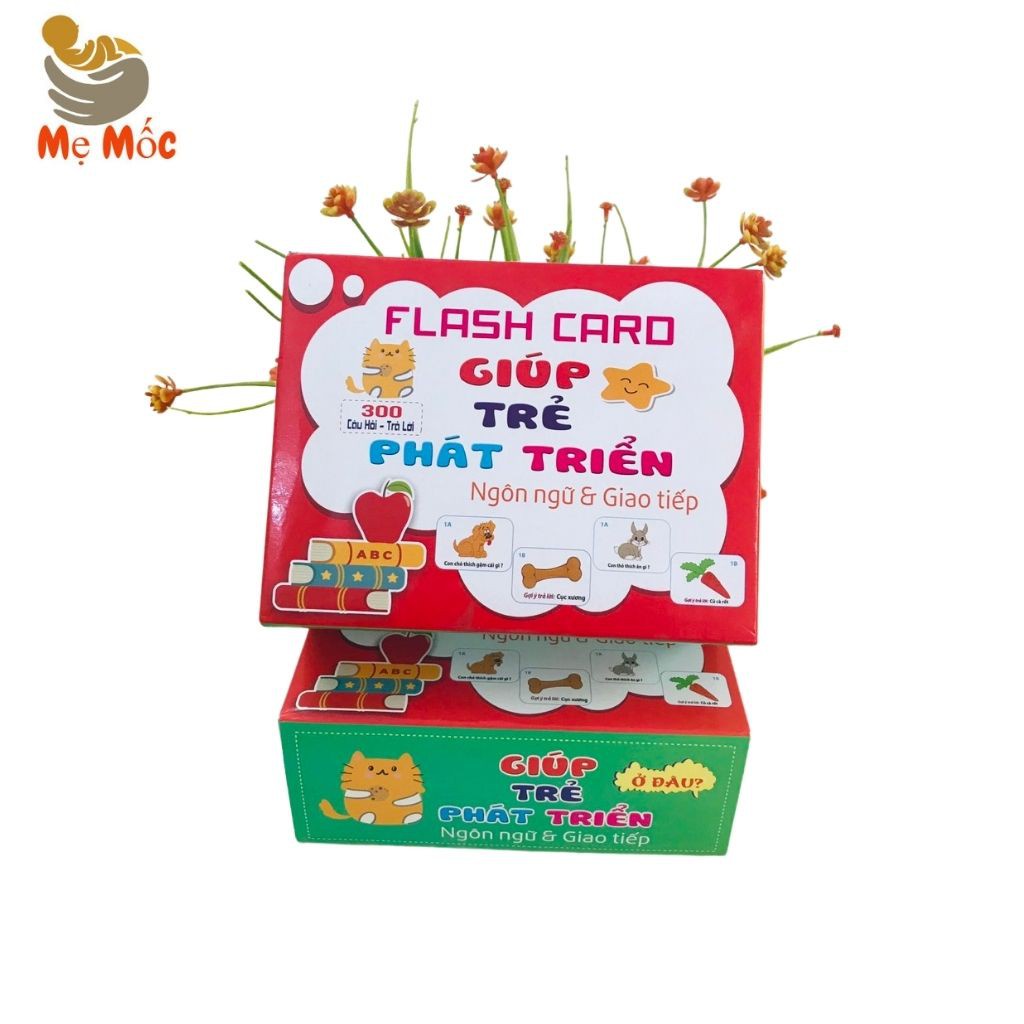 Bộ Thẻ Học Glenn Doman Thông Minh Flashcard 300 Câu Hỏi, Shop Mẹ Mốc, Dạy Trẻ Nhận Biết Về Thế Giới Xung Quanh, T300