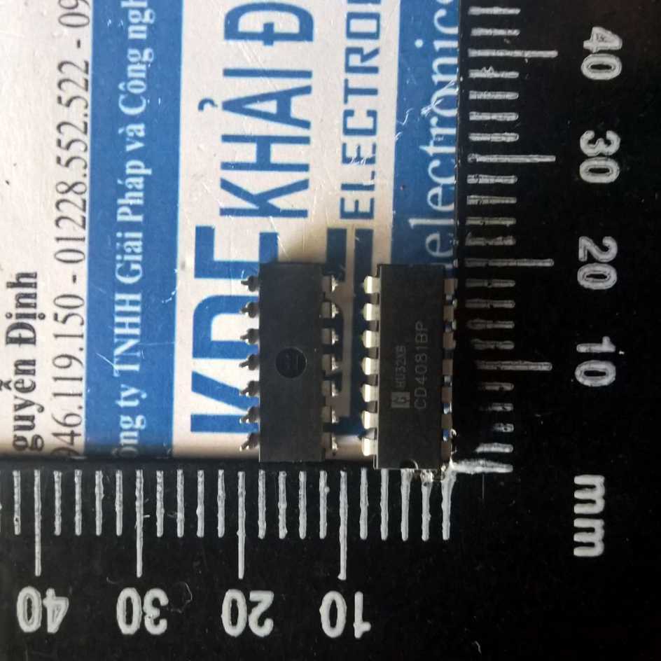 5 con CD4081BE CD4081 DIP-14 IC 4 cổng LOGIC AND KDE1361