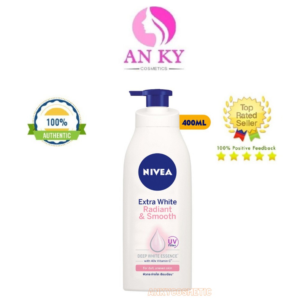 Sữa Dưỡng Thể Dưỡng Da Trắng Mịn Nivea 400ml - 83807