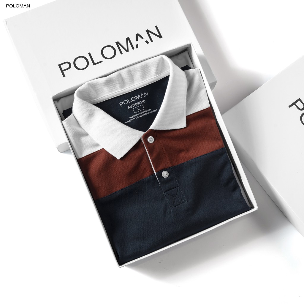 Áo Polo nam cổ bẻ phối RAGO,vải cá sấu Cotton xuất xịn,chuẩn form,trẻ trung - thanh lịch - POLOMAN. | BigBuy360 - bigbuy360.vn