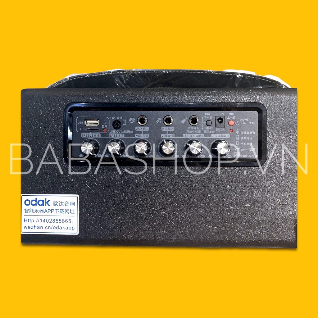 LOA KARAOKE MINI ODAK AD36-05, AD36-06 - Tích hợp, Equalizer, Vang số