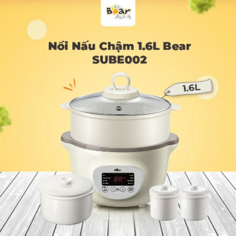 Bộ Nồi Nấu đa Năng Bear's 1.6 Lít Bảng Quốc Tế