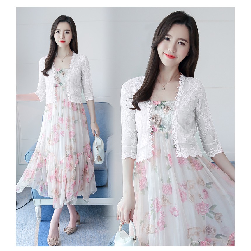 Áo Khoác Cardigan Chống Nắng Phối Ren Thời Trang Cho Nữ | BigBuy360 - bigbuy360.vn