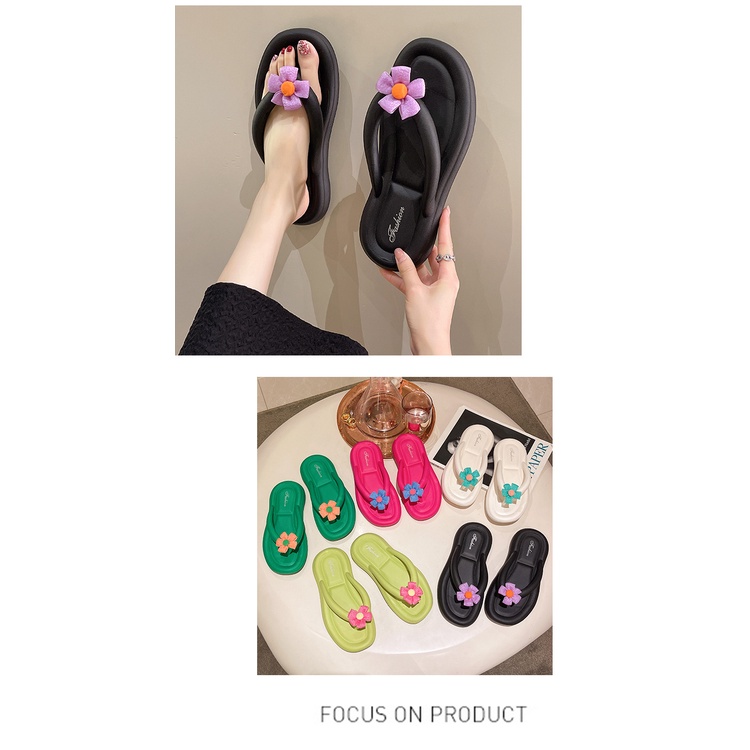 Dép Sandal Xỏ Ngón Màu Kẹo Ngọt Thời Trang Mùa Hè Cho Nữ