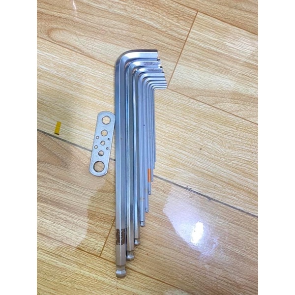 Bộ Lục giác Nhật từ 1.5 đến 10mm xịn