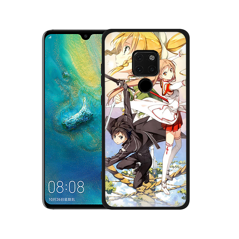 D81 Sword Art Online Huawei Nova 2 Lite 2i 3 3i 4 4E 5 5T 6 7 Pro SE Soft Phone Case