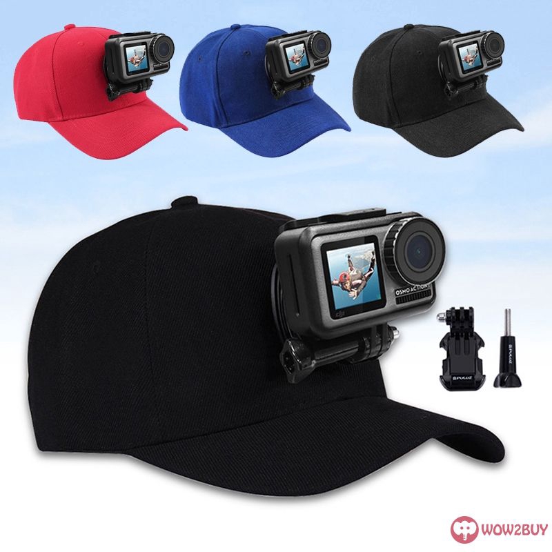 Baseball Hat for GoPro HERO 7/6 /5/5 Session/4 Session/4/3+/3 /2 /1, DJI OSMO Action