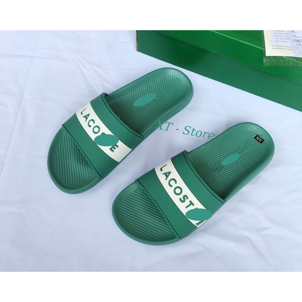 ❤️ Hàng full box ❤️ Dép quai ngang, dép unisex Lacote dáng thể thao thời thượng chất liệu cao su tổng hợp
