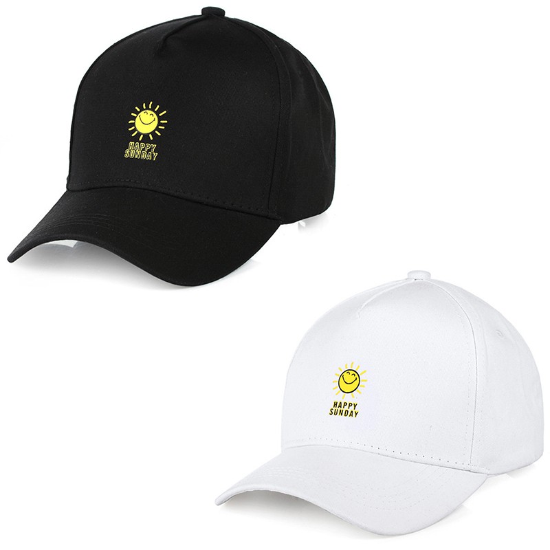 Mũ Lưỡi Trai LINJW Thêu Chữ Và Hình Phong Cách Hàn Thời Trang Cho Nam Và Nữ