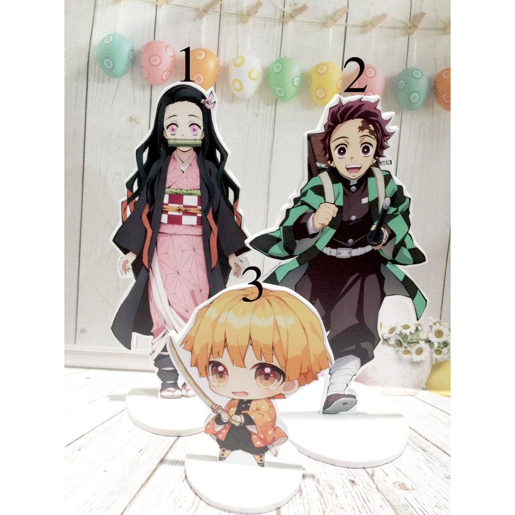 Standee Ảnh để bàn anime Kimetsu no yaiba hàng có sẵn nhận in theo yêu cầu