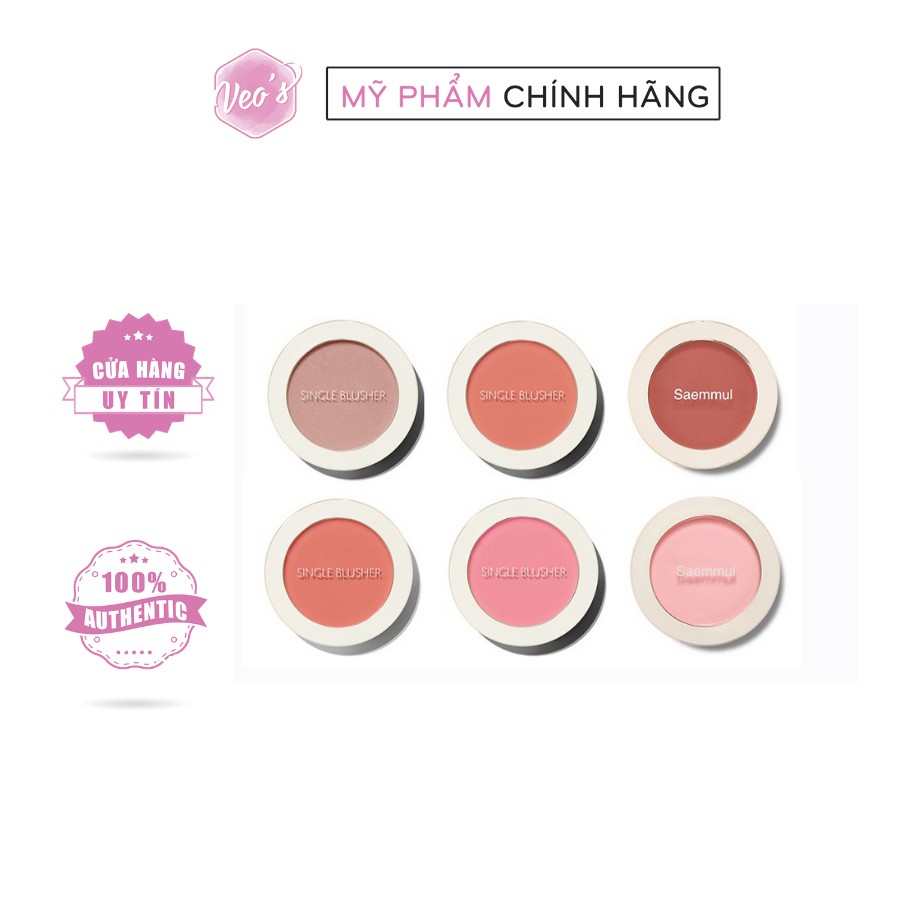 Phấn má The Saem Saemmul Single Blusher