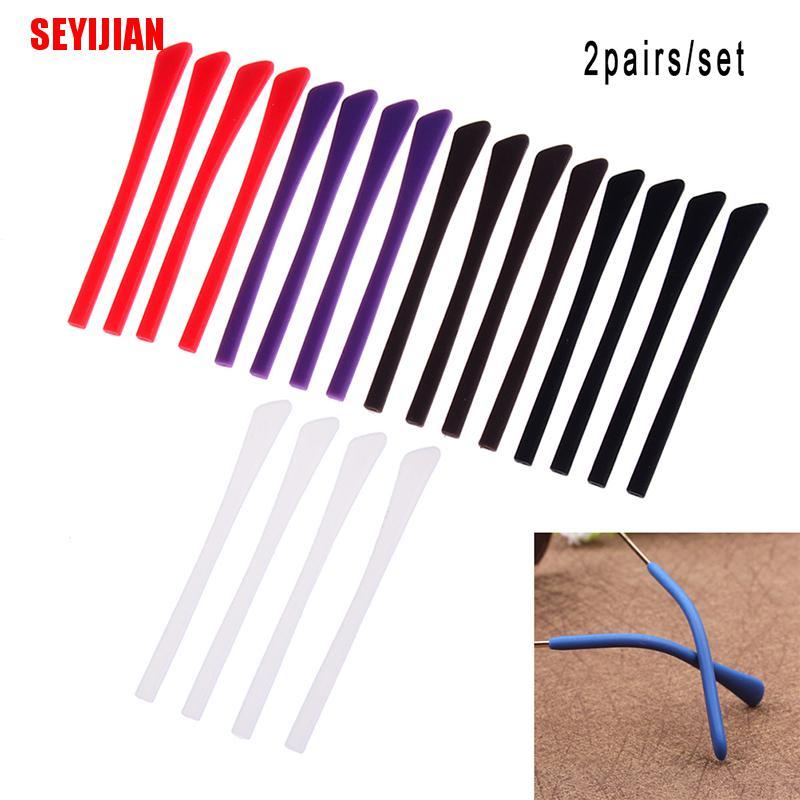 Set 2 Cặp Móc Giữ Tai Chống Trượt Bằng Silicon Tiện Dụng Giá Đỡ