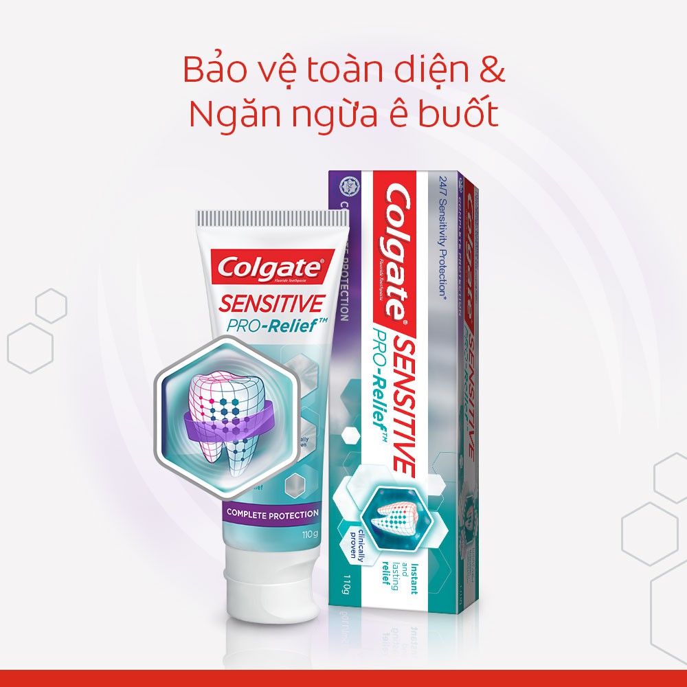 [Mã COSCOL166 giảm 8% đơn 250k] Kem Đánh Răng Colgate Sensitive ngăn ngừa ê buốt toàn diện 110g