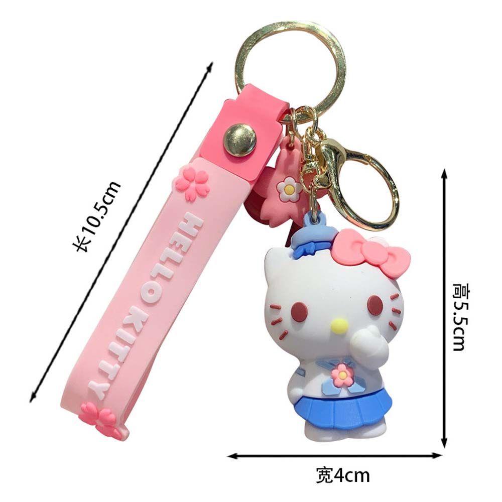 LANFY Móc Khóa Silicon Hình Búp Bê Hoạt Hình Kuromi Melody Dễ Thương
