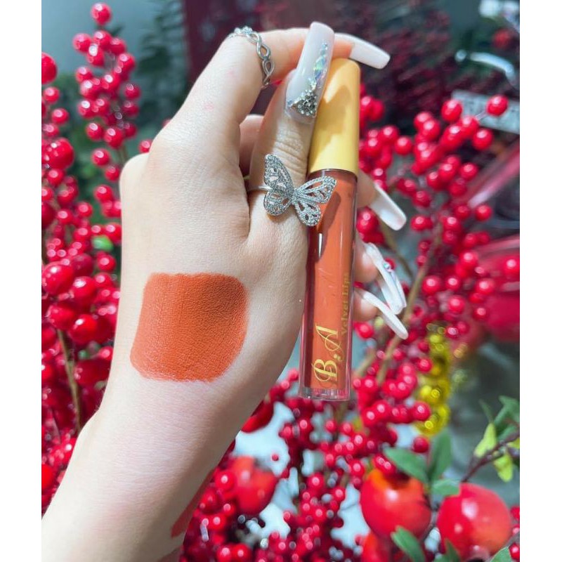 SON B.A [ CAM VÀNG] Son Kem Lì Nắp Vàng Cao Cấp B.A 2021 tặng kèm ủ môi | BigBuy360 - bigbuy360.vn