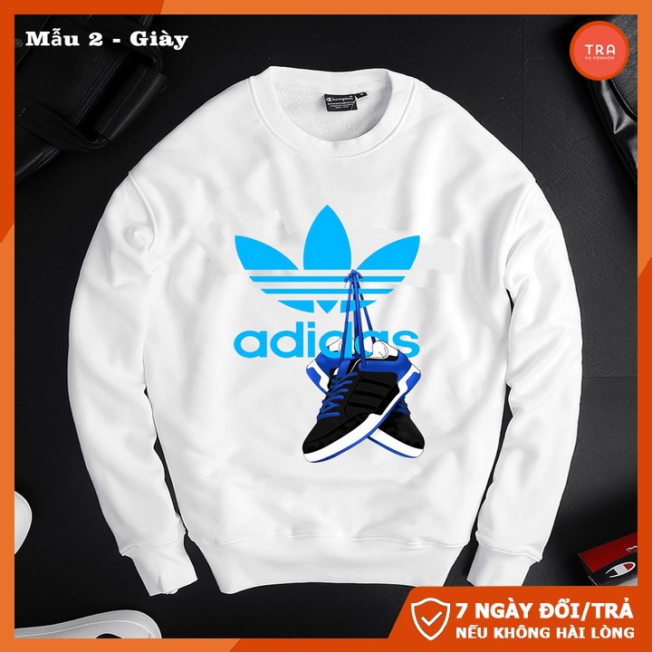 BST Áo Swerter nam Trắng in 3D KTS chất nỉ poly Thái đẹp dày mịn bền đẹp SW318 | BigBuy360 - bigbuy360.vn