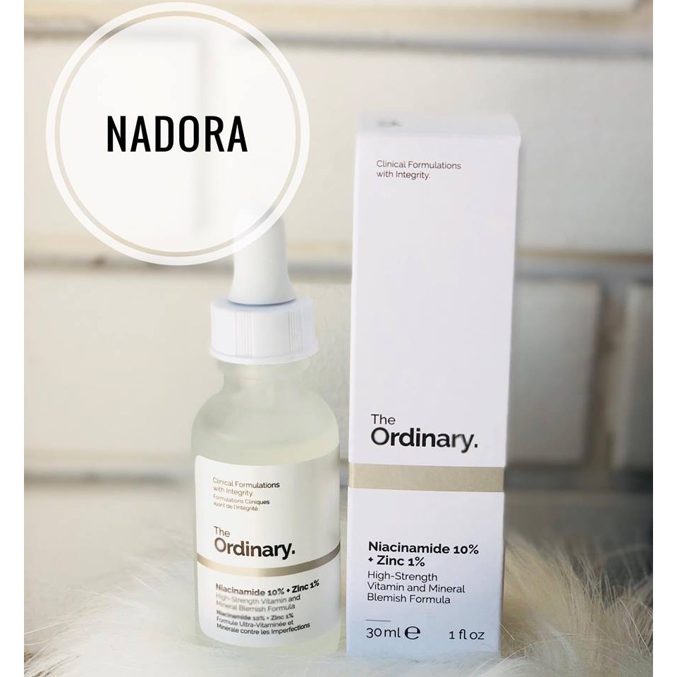 Tinh Chất Se khít Lỗ Chân Lông The Ordinary Niacinamide 10% + Zinc 1%