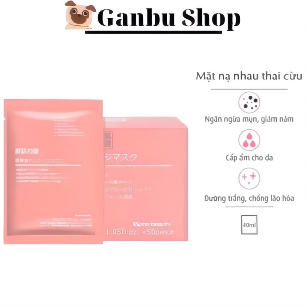 Mặt Nạ Tế Bào Gốc Nhau Thai Cừu Căng Bóng Da Nhật Bản 40ml