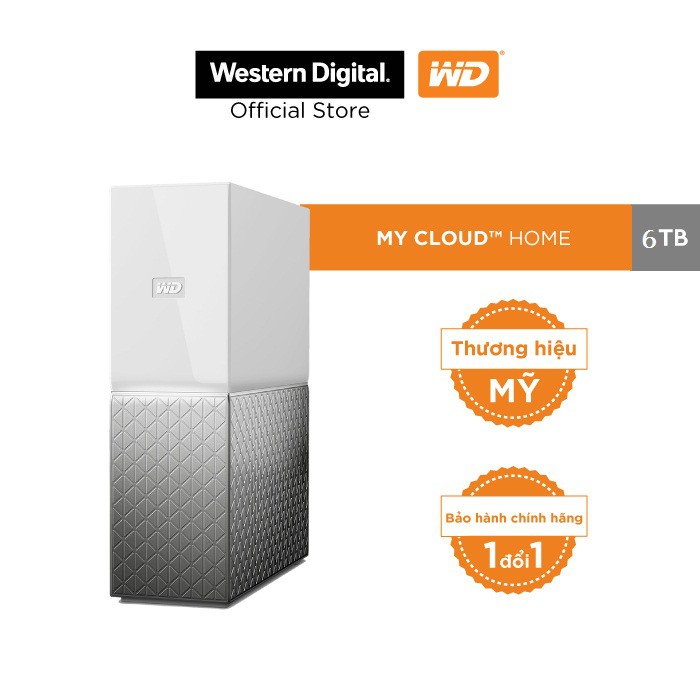 Ổ cứng WD My Cloud 6TB-3.5" Personal Cloud (Network Drives)-