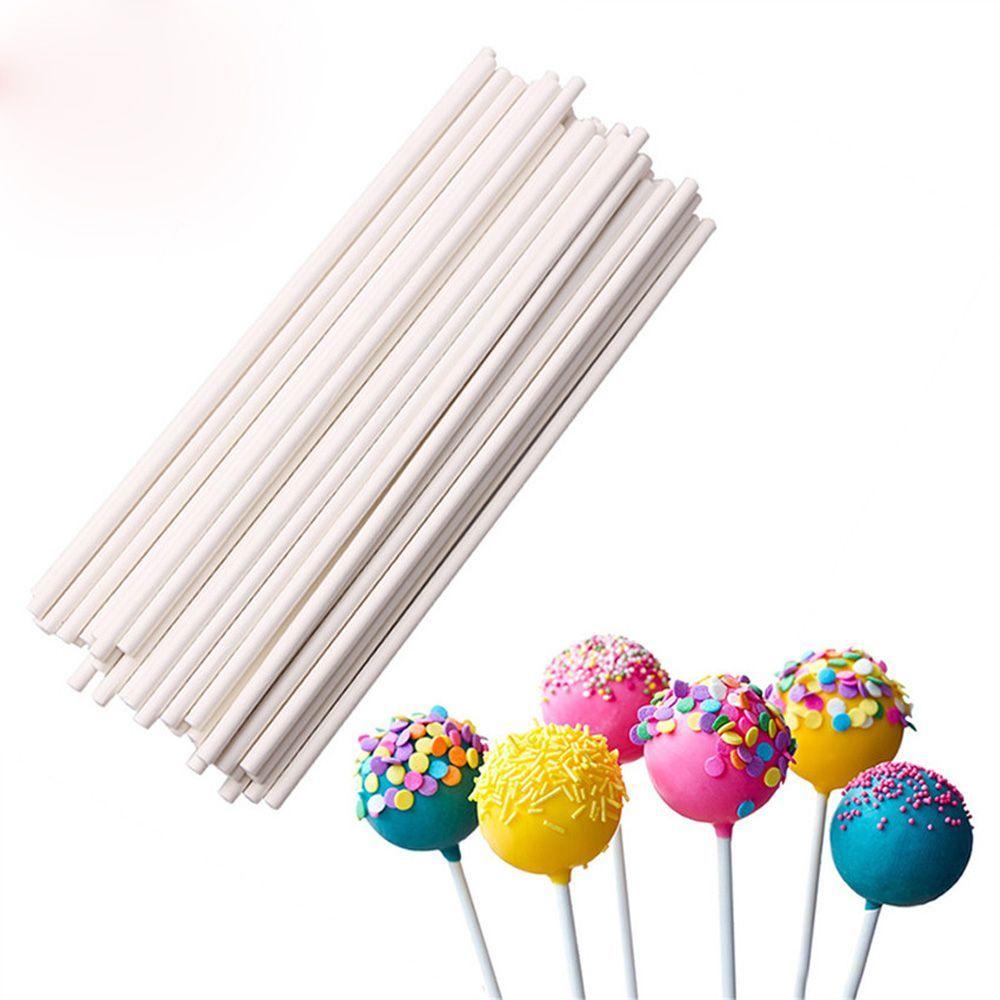 Set 100 Que Giấy Trơn Làm Kẹo Mút