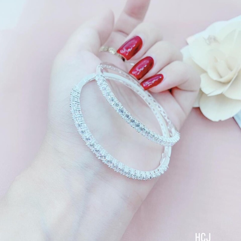 Vòng tay full đá cho nữ hot trend- chuẩn bạc ta