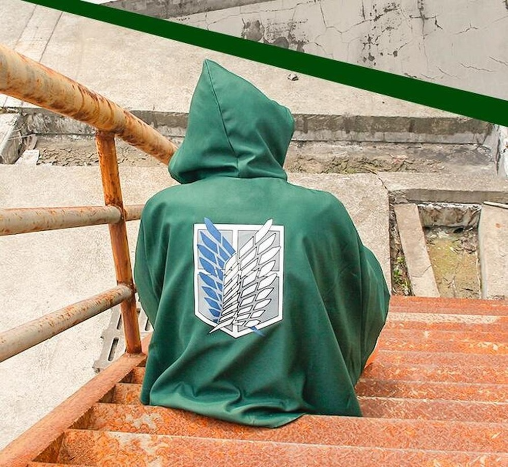 ✈COD✈ Áo choàng cosplay đội trinh sát - Anime Attack on Titan