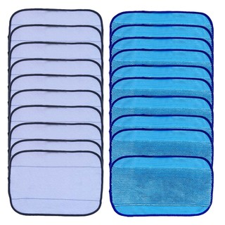 Set 10 khăn lau ướt và 10 giỏ lau chuyên dụng cho irobot braava 380 380t 320 mint 4200 4205