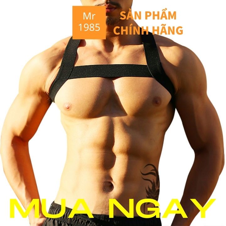 Đai nịch ngực dành cho nam Tanks Party hỗ trợ tập gym thể thao dây co giãn linh hoạt Mr1985