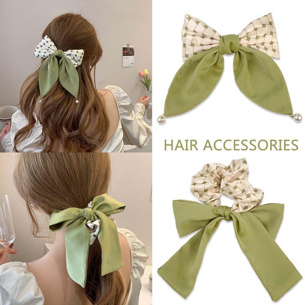 Kẹp Tóc Hình Nơ Màu Kẹo Phong Cách Hàn Quốc Thời Trang Xuân Hè Cho Nữ