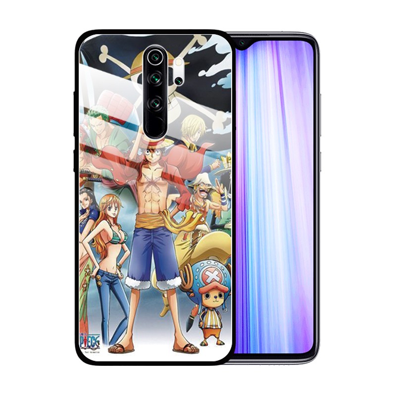 Ốp Lưng Kính Cường Lực Chống Trầy In Hình One Piece Cho Xiaomi Redmi Note 9 Pro Redmi 9a 7 Redmi Note 9s 8a 7a