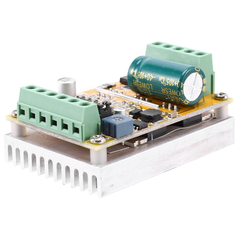 380W 3 Phases Brushless Motor Controller Board(No/Without Hall Sensor) BLDC PWM PLC Driver Board DC 6.5-50V