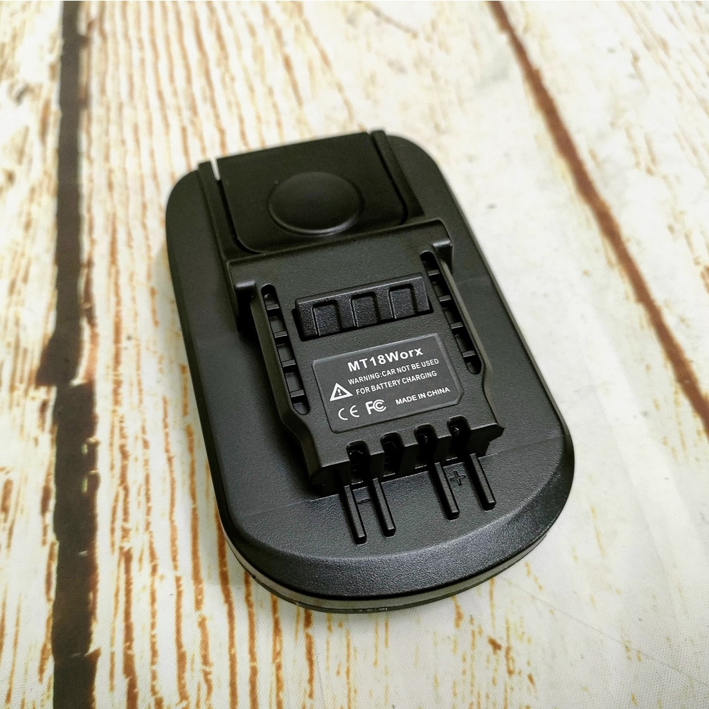 SV Đế chuyển pin Makita, Dewalt thành pin Worx 20V