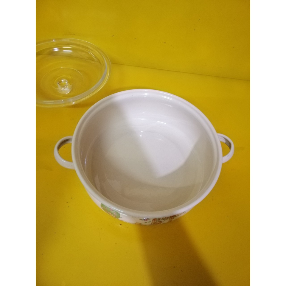 Nồi men nội địa Nhật, size 23cm, cao 8cm (mã 736), Dùng được bếp từ