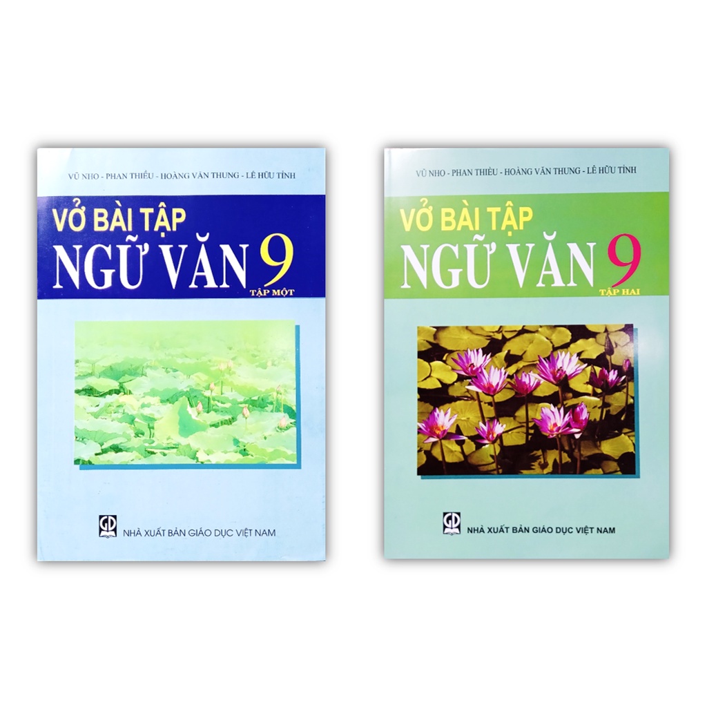 Sách - Combo Vở Bài Tập Ngữ Văn 9 - ( Tập 1 + Tập 2 )