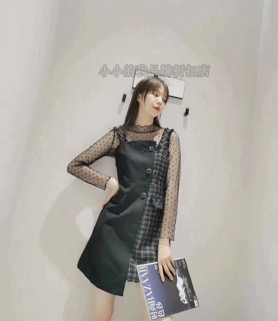 MS113 Áo lưới tiểu thư dài tay