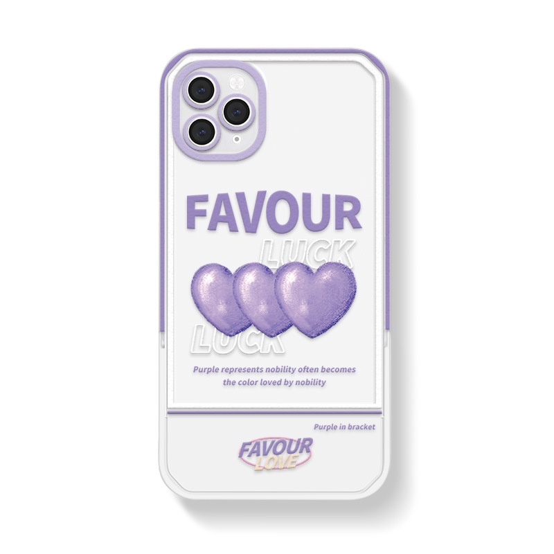 Ốp lưng iphone Ốp Điện Thoại Kèm Giá Đỡ Tàng Hình Cho iphone13Pro 11 / 12Promax xs / xr Dinuo case