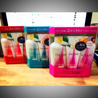 Bộ dầu gội & dầu xả Tsubaki Shiseido Nhật Bản