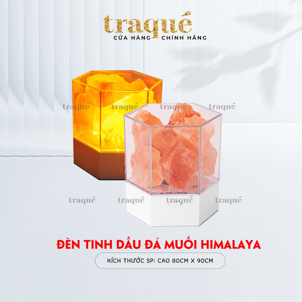 Đèn ngủ LED đá muối xông tinh dầu