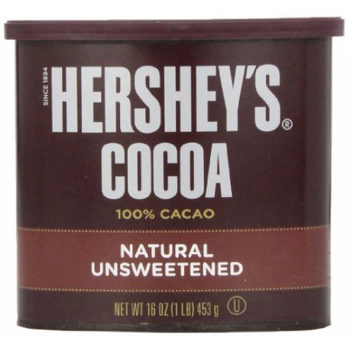 Bột cacao Cocoa powder hiệu Hershey's hộp 453g