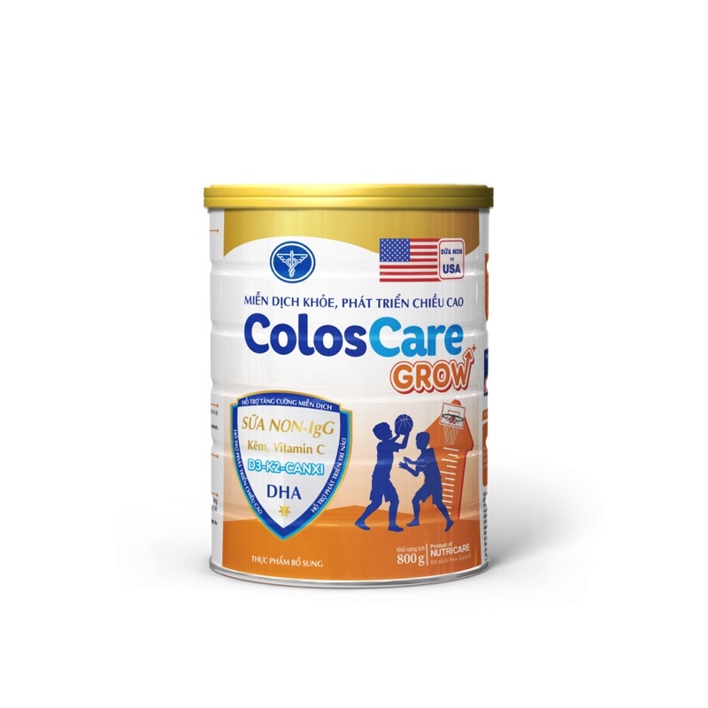 Sữa COLOSCARE Grow 800gr Cao lớn tăng cân