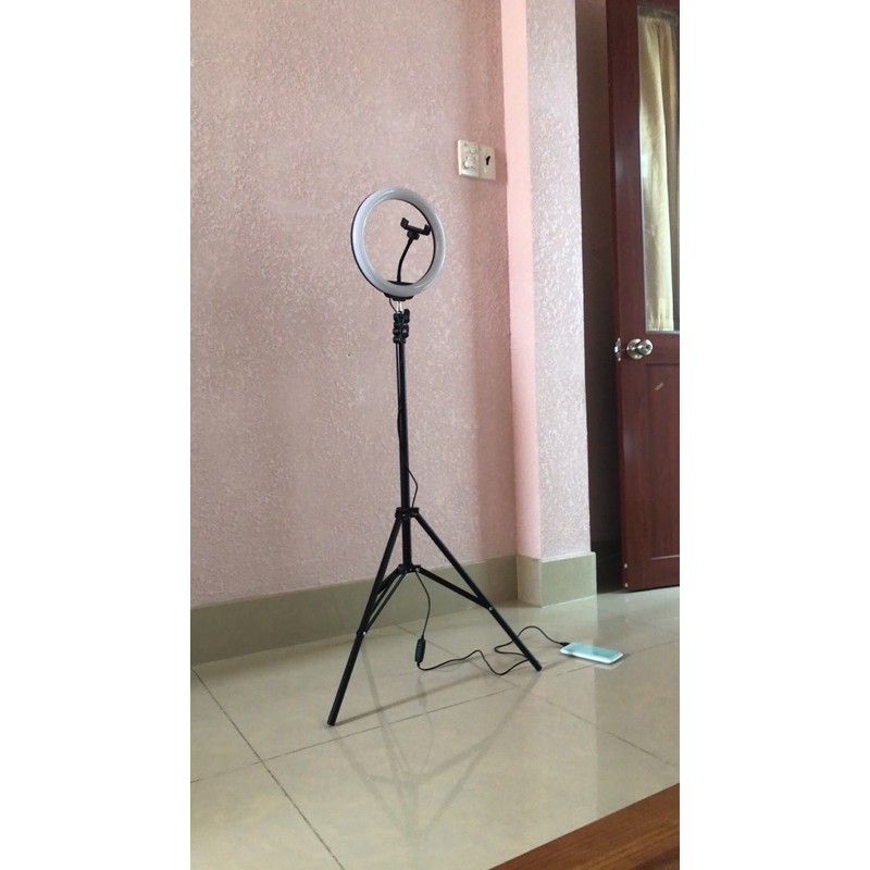 Đèn livestream bán hàng, hỗ trợ Makeup, trang điểm {kèm chân đế 2m1}