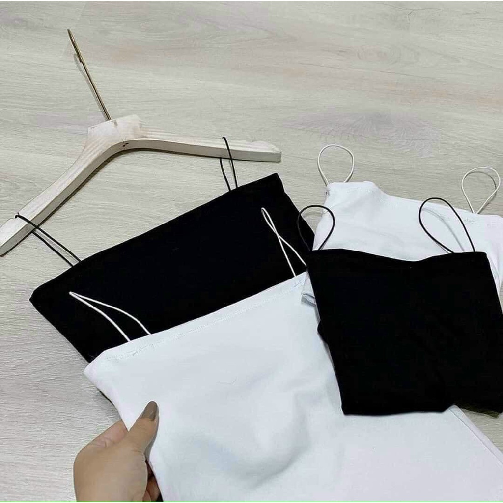 Áo 2 dây MIA 1992 cao cấp - Áo hai dây nữ sợi bún kiểu ống chất liệu len tăm mềm mịn ôm body