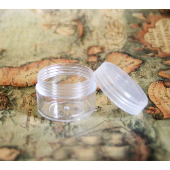 Hũ tròn chiết son / kem dưỡng - chai chiết mỹ phẩm