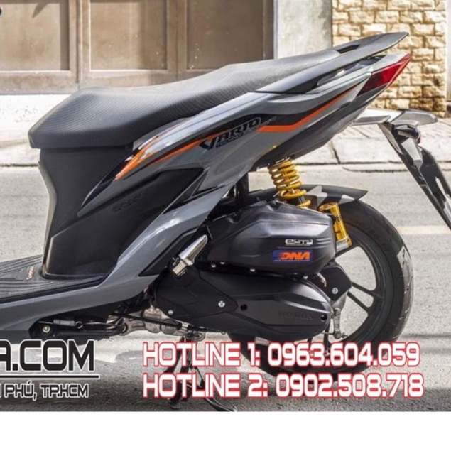 Tem Vario 150 xe xám phối tem đen cam